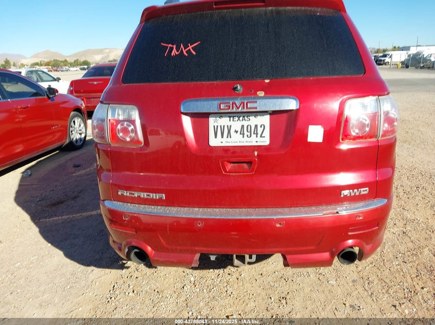 2012 GMC Acadia Denali VIN: 1GKKVTED2CJ392117 Lot: 43788043