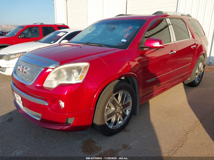 Vin: 1gkkvted2cj392117, lot: 44283490, gmc acadia denali 20122