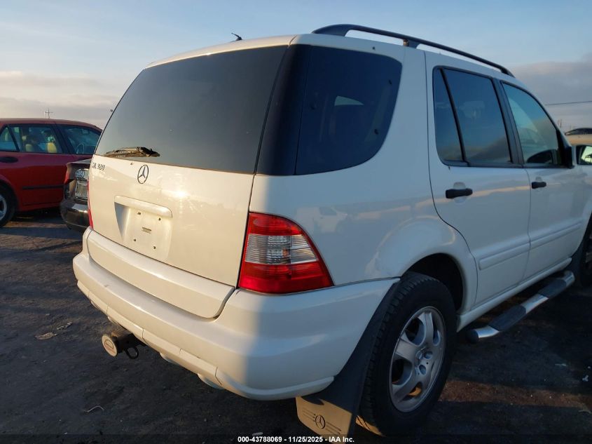 2002 Mercedes-Benz Ml 320 VIN: 4JGAB54E92A362578 Lot: 43788069