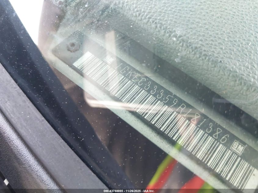 2009 GMC Yukon Slt2 VIN: 1GKEC33359R181386 Lot: 43788085