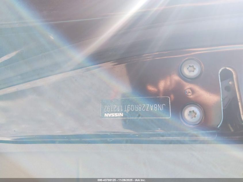 2009 Nissan Cube 1.8Sl VIN: JN8AZ28R09T112192 Lot: 43788125