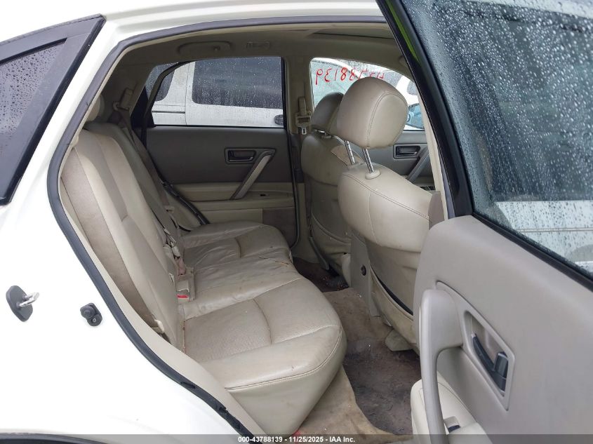 2003 Infiniti Fx35 VIN: JNRAS08W33X004112 Lot: 43788139