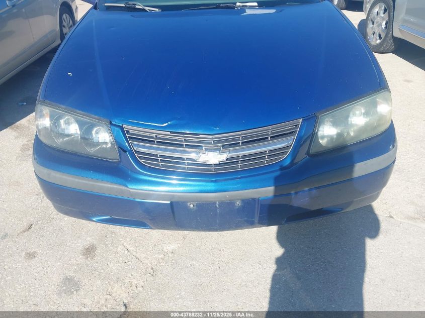 2003 Chevrolet Impala VIN: 2G1WF52E339210514 Lot: 43788232