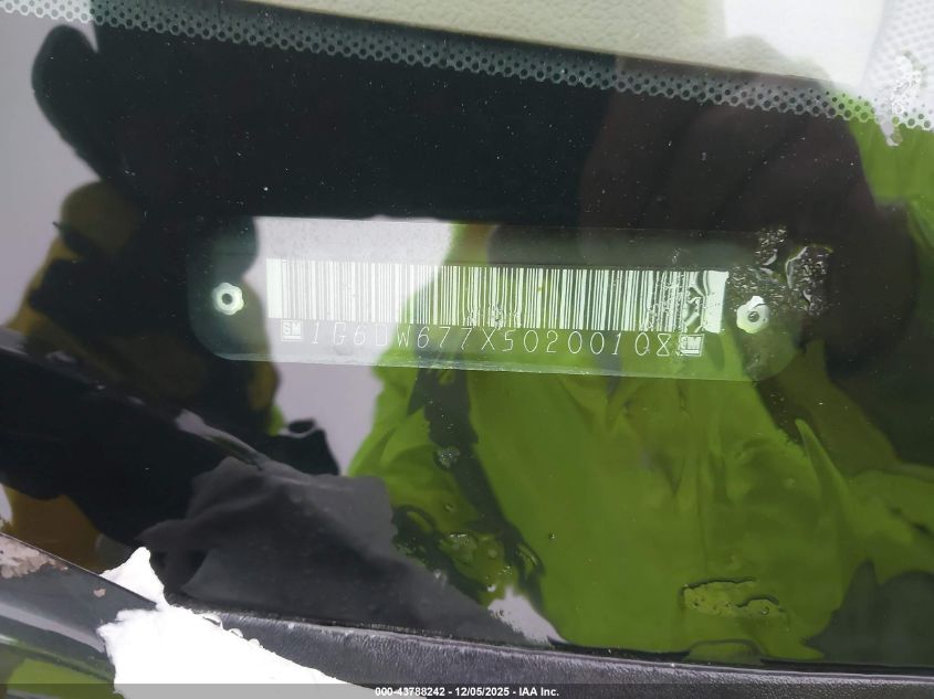 2005 Cadillac Sts V6 VIN: 1G6DW677X50200108 Lot: 43788242