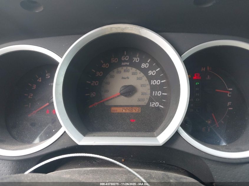 2008 Toyota Tacoma Base V6 VIN: 3TMLU42N28M013827 Lot: 43788275