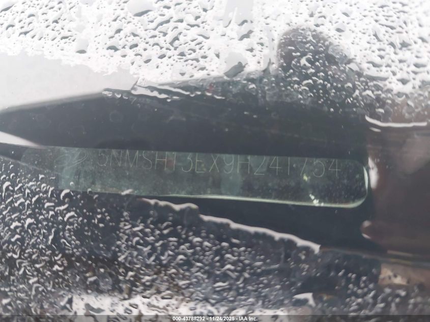 2009 Hyundai Santa Fe Se VIN: 5NMSH13EX9H241754 Lot: 43788292