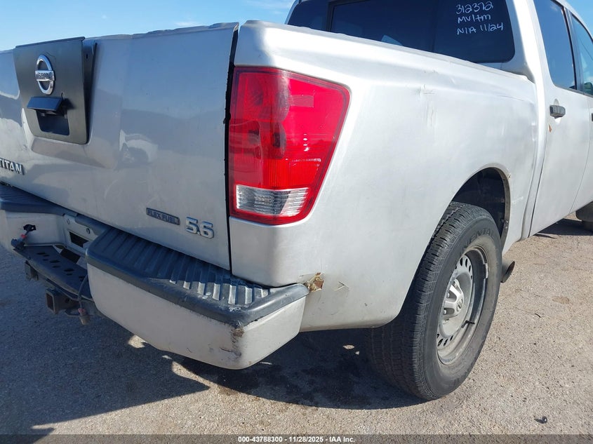 2010 Nissan Titan Xe VIN: 1N6BA0EK4AN312372 Lot: 43788300
