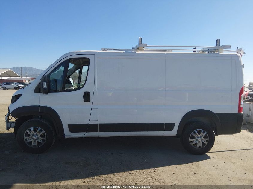 2025 Ram Promaster 1500 Slt+ Low Roof 136 Wb VIN: 3C6LRVAG7SE552964 Lot: 43788332