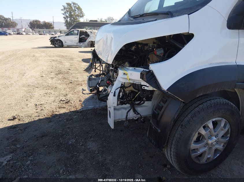 2025 Ram Promaster 1500 Slt+ Low Roof 136 Wb VIN: 3C6LRVAG7SE552964 Lot: 43788332