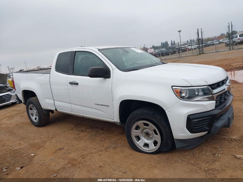 2021 Chevrolet Colorado 2Wd Long Box Wt VIN: 1GCHSBEA5M1156724 Lot: 43788334