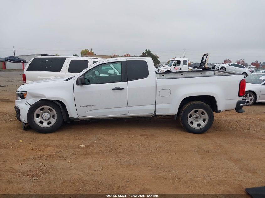2021 Chevrolet Colorado 2Wd Long Box Wt VIN: 1GCHSBEA5M1156724 Lot: 43788334