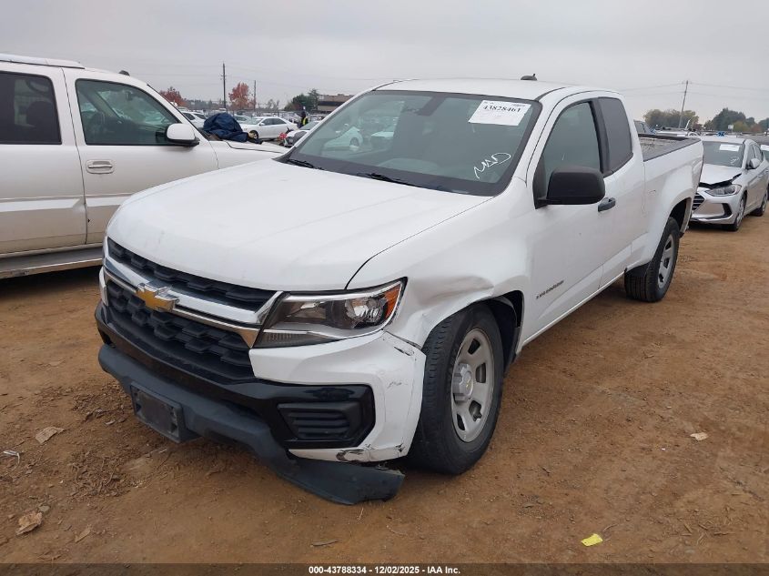 2021 Chevrolet Colorado 2Wd Long Box Wt VIN: 1GCHSBEA5M1156724 Lot: 43788334