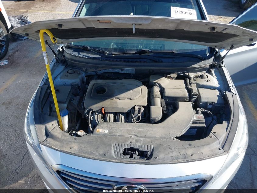 2015 Hyundai Sonata Se VIN: 5NPE24AF6FH123758 Lot: 43788504