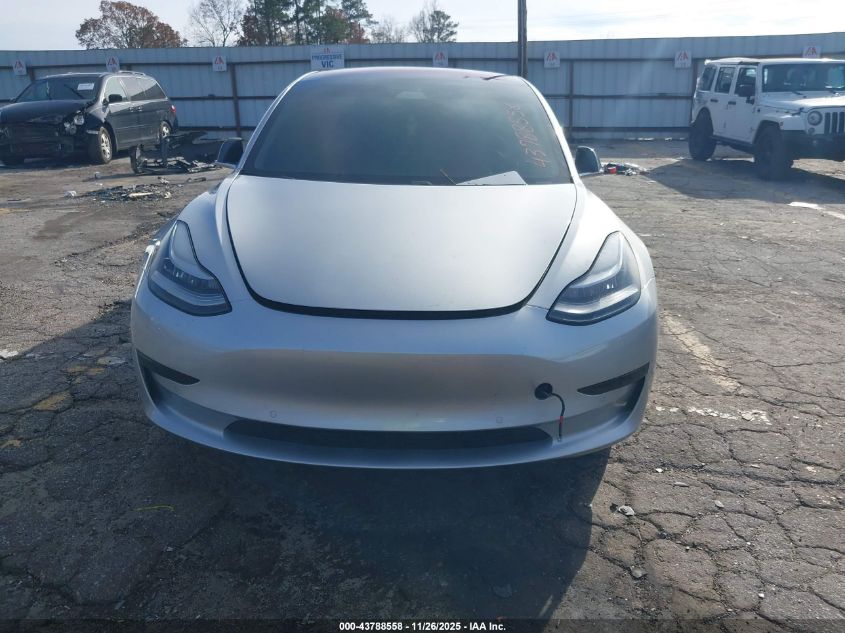 2018 Tesla Model 3 Long Range/Mid Range VIN: 5YJ3E1EA0JF006129 Lot: 43788558