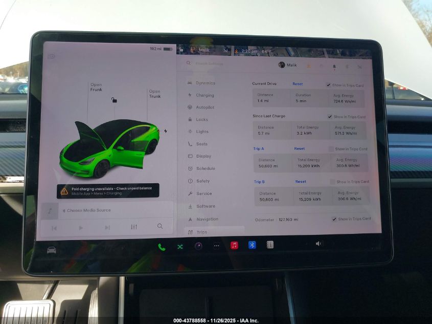 2018 Tesla Model 3 Long Range/Mid Range VIN: 5YJ3E1EA0JF006129 Lot: 43788558