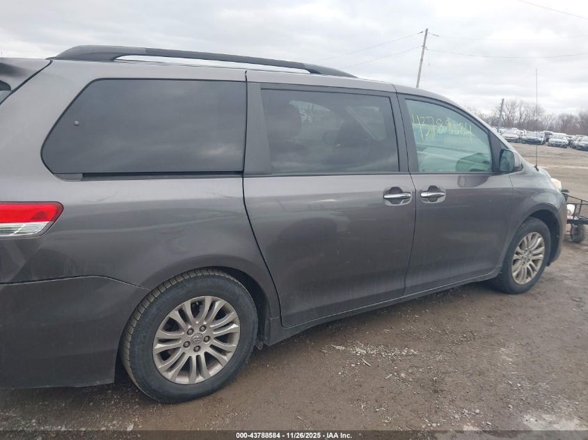 2013 Toyota Sienna Xle V6 8 Passenger VIN: 5TDYK3DC5DS372469 Lot: 43788584