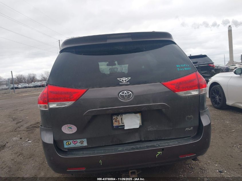 2013 Toyota Sienna Xle V6 8 Passenger VIN: 5TDYK3DC5DS372469 Lot: 43788584
