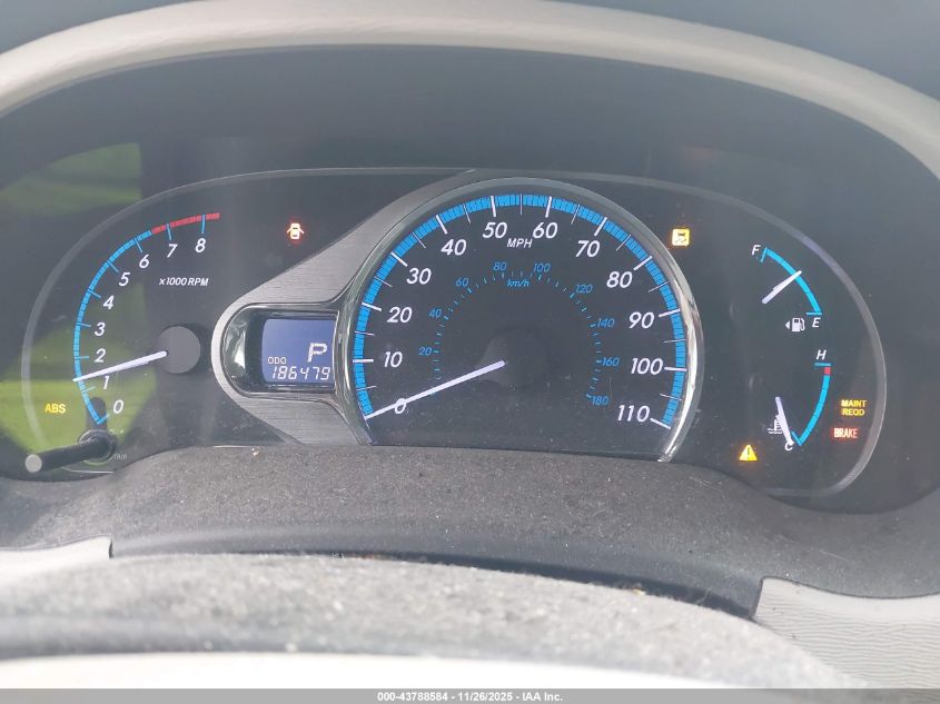 2013 Toyota Sienna Xle V6 8 Passenger VIN: 5TDYK3DC5DS372469 Lot: 43788584