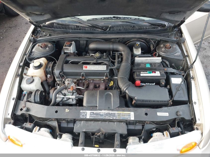 2001 Saturn Sl2 VIN: 1G8ZK52781Z222365 Lot: 43788632