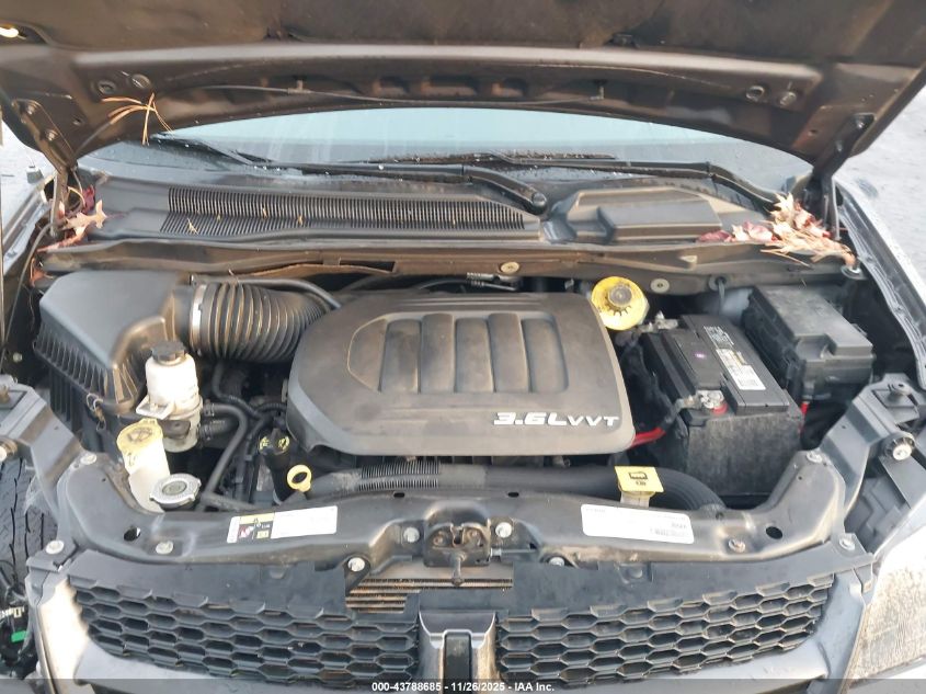 2017 Dodge Grand Caravan Gt VIN: 2C4RDGEGXHR792010 Lot: 43788685