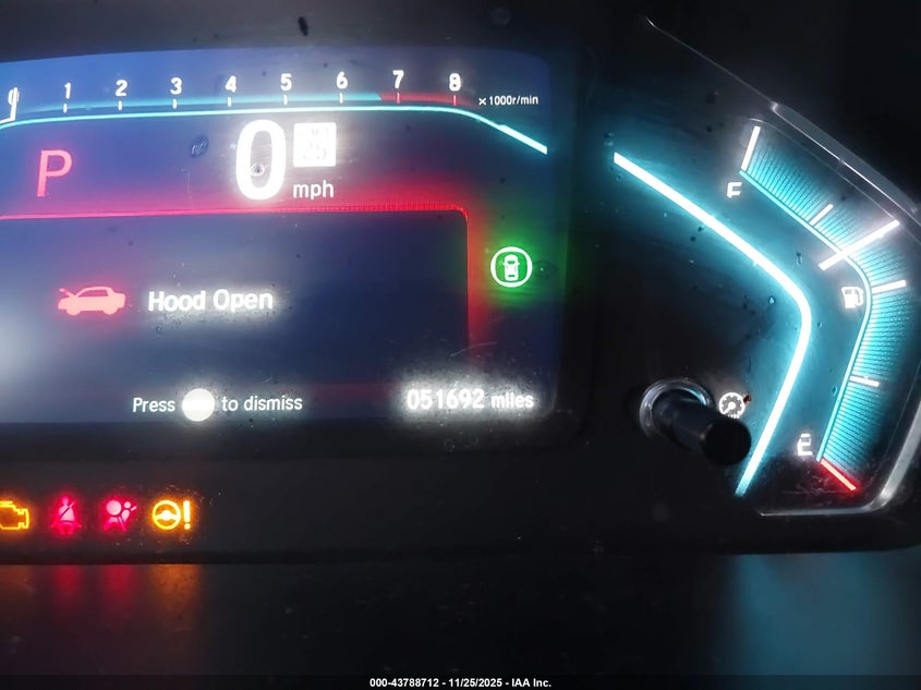 2022 Honda Odyssey Ex-L VIN: 5FNRL6H7XNB065420 Lot: 43788712