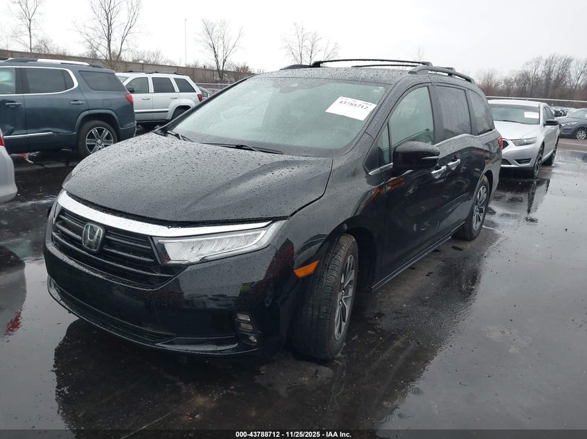 Vin: 5fnrl6h7xnb065420, lot: 44284159, honda odyssey ex-l 20222