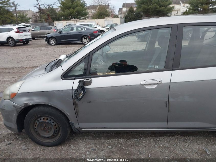 2007 Honda Fit VIN: JHMGD37417S051632 Lot: 43788777