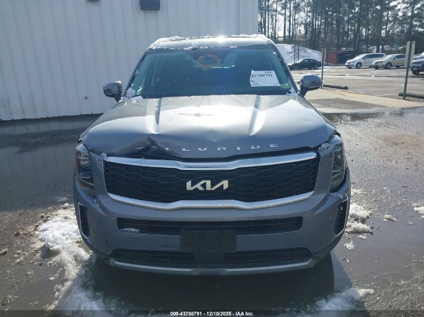 2022 Kia Telluride S VIN: 5XYP6DHC6NG207352 Lot: 43788791