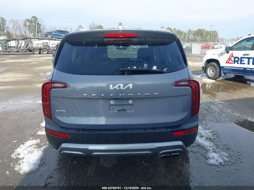 2022 Kia Telluride S VIN: 5XYP6DHC6NG207352 Lot: 43788791