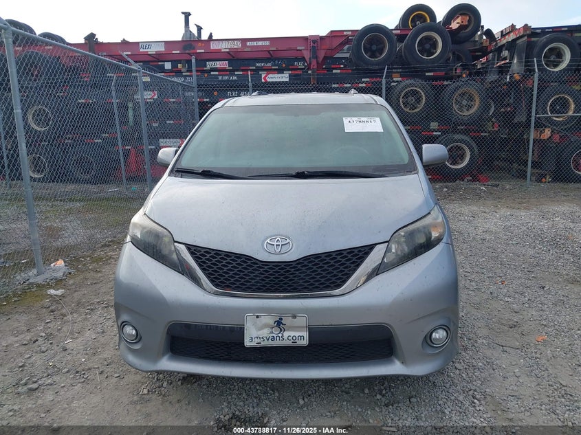 2014 Toyota Sienna Se 8 Passenger VIN: 5TDXK3DC7ES421622 Lot: 43788817