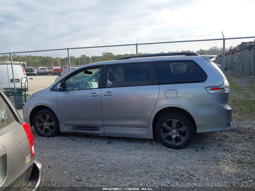 2014 Toyota Sienna Se 8 Passenger VIN: 5TDXK3DC7ES421622 Lot: 43788817