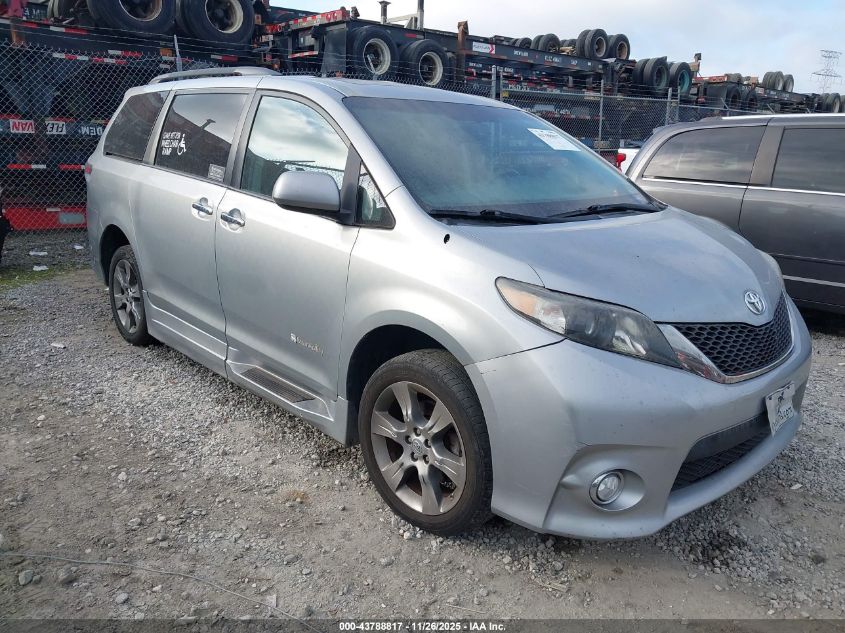 TOYOTA SIENNA SE 8 PASSENGER