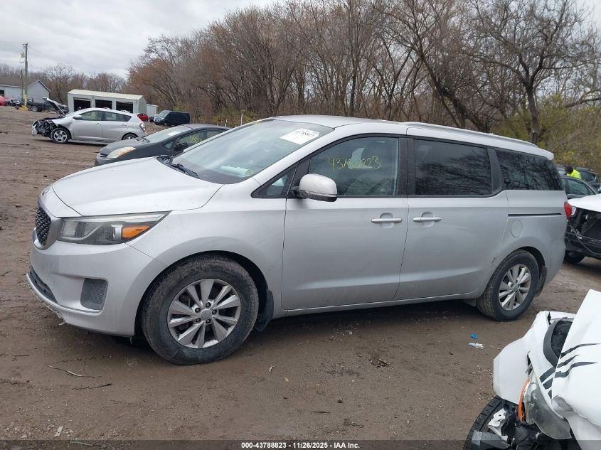 2015 Kia Sedona Lx VIN: KNDMB5C15F6024071 Lot: 43788823