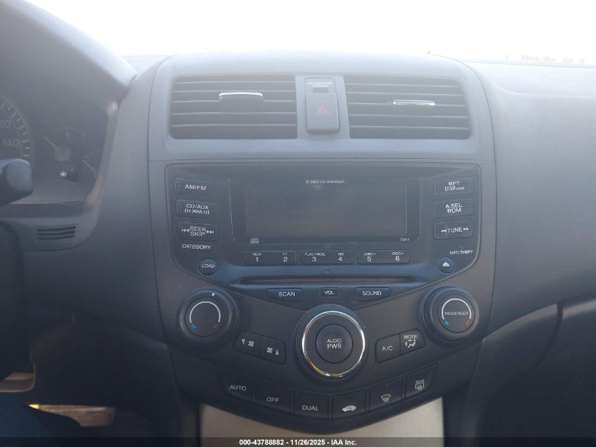 2005 Honda Accord 3.0 Ex VIN: 1HGCM66565A007559 Lot: 43788882