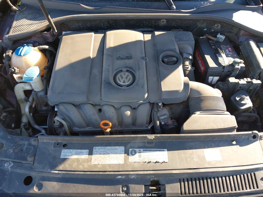 2013 Volkswagen Passat 2.5L Se VIN: 1VWBP7A34DC099591 Lot: 43788886