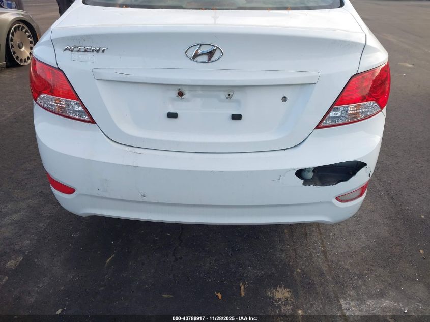 2014 Hyundai Accent Gls VIN: KMHCT4AE5EU703739 Lot: 43788917