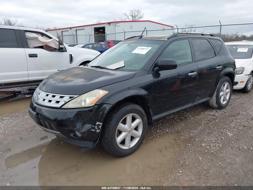2003 Nissan Murano Sl VIN: JN8AZ08T63W114437 Lot: 43788937