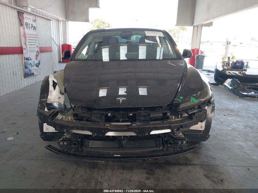 2025 Tesla Model 3 Long Range Rear-Wheel Drive/Standard VIN: 5YJ3E1EA7SF973726 Lot: 43788942