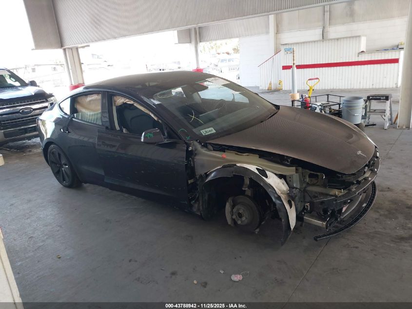 2025 Tesla Model 3 Long Range Rear-Wheel Drive/Standard VIN: 5YJ3E1EA7SF973726 Lot: 43788942