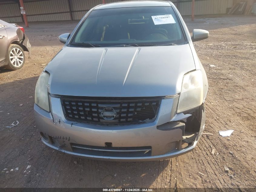 2008 Nissan Sentra 2.0S VIN: 3N1AB61E98L736349 Lot: 43788987