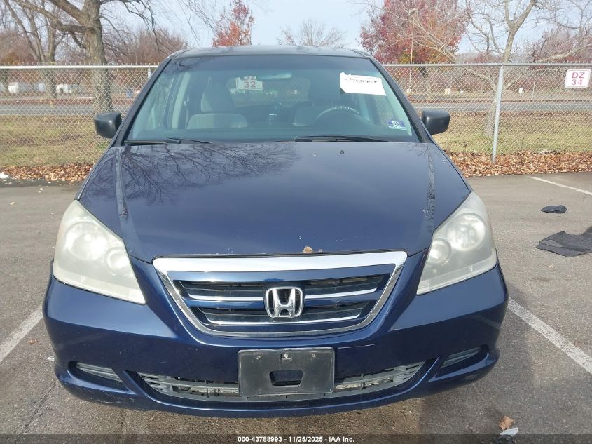 2007 Honda Odyssey Lx VIN: 5FNRL38227B134073 Lot: 43788993