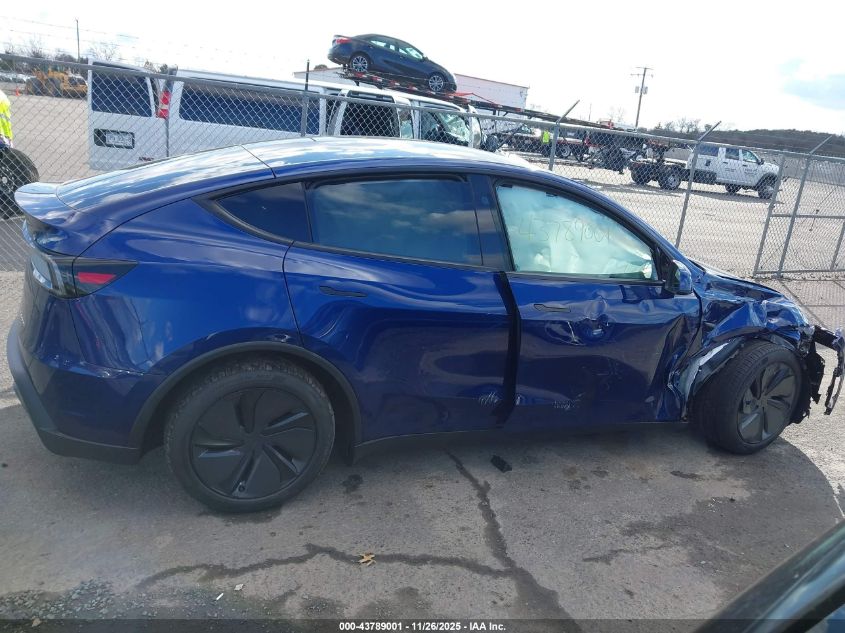 2026 Tesla Model Y Long Range Dual Motor All-Wheel Drive/Long Range Launch Series VIN: 7SAYGDEEXTA501042 Lot: 43789001