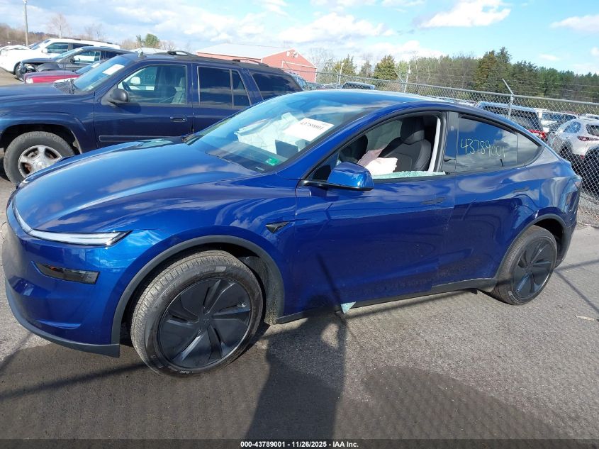 2026 Tesla Model Y Long Range Dual Motor All-Wheel Drive/Long Range Launch Series VIN: 7SAYGDEEXTA501042 Lot: 43789001