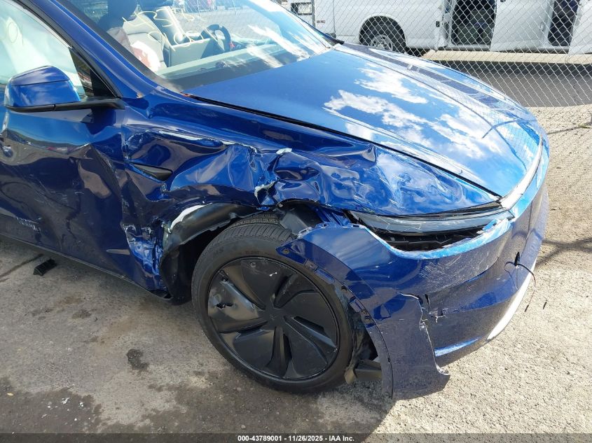 2026 Tesla Model Y Long Range Dual Motor All-Wheel Drive/Long Range Launch Series VIN: 7SAYGDEEXTA501042 Lot: 43789001