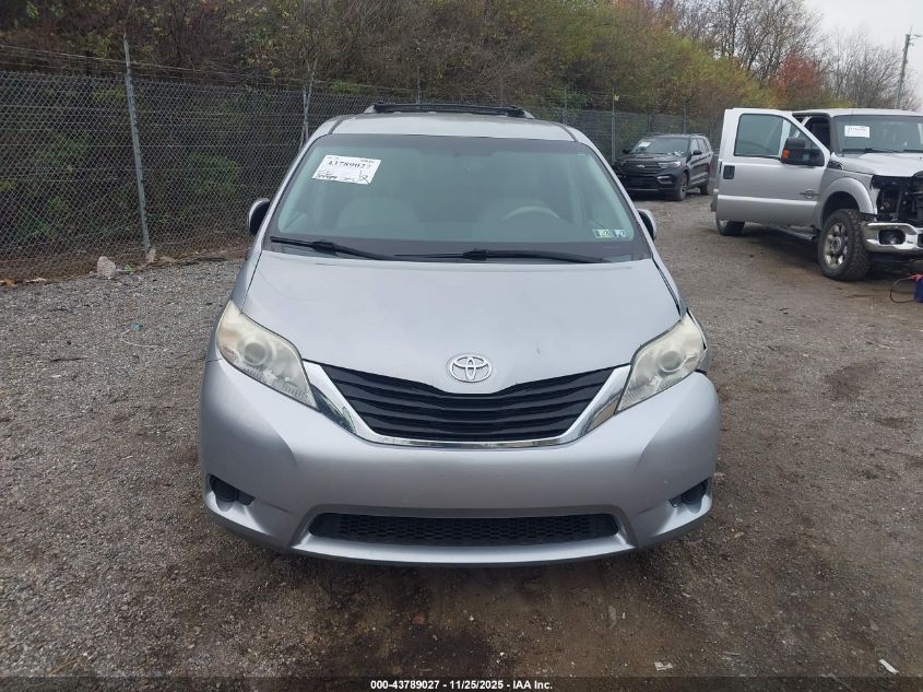 2012 Toyota Sienna Le V6 8 Passenger VIN: 5TDKK3DC3CS234076 Lot: 43789027