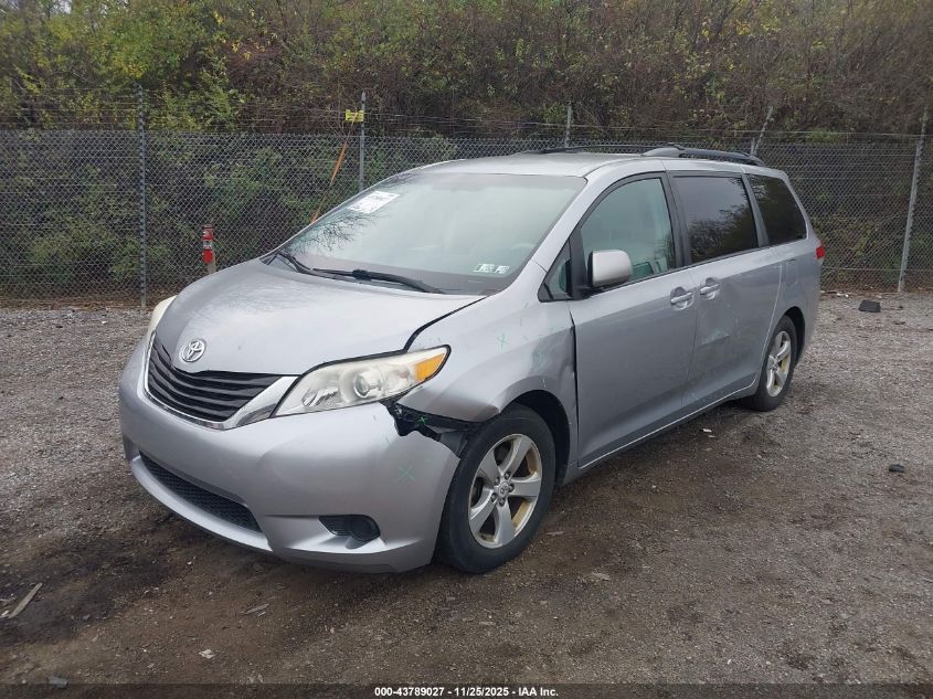 2012 Toyota Sienna Le V6 8 Passenger VIN: 5TDKK3DC3CS234076 Lot: 43789027