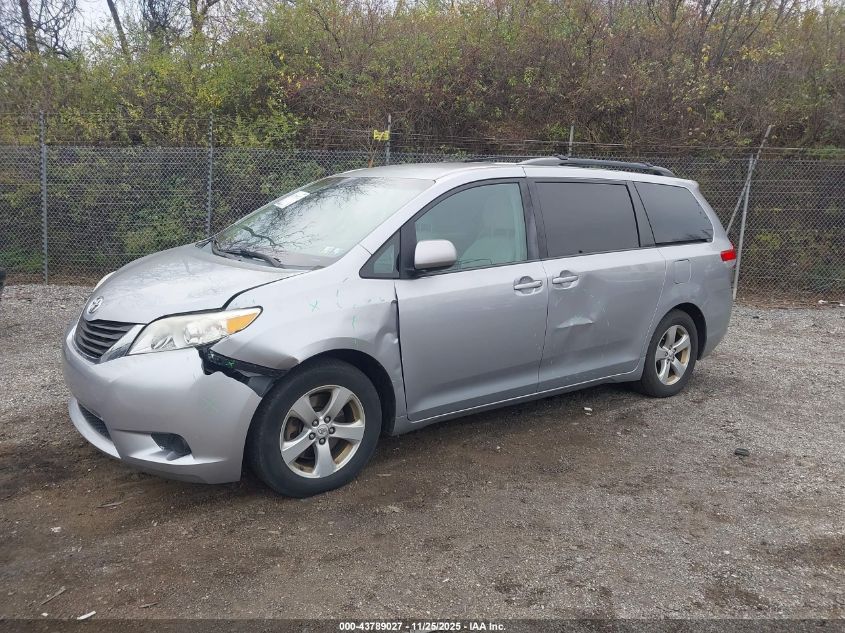 2012 Toyota Sienna Le V6 8 Passenger VIN: 5TDKK3DC3CS234076 Lot: 43789027