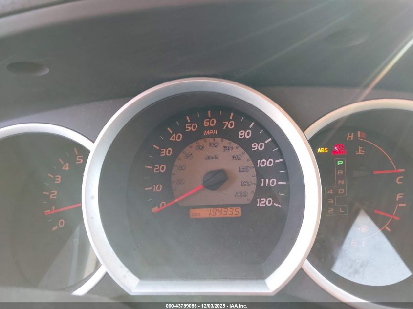 2005 Toyota Tacoma Base V6 VIN: 5TEMU52N75Z134328 Lot: 43789056