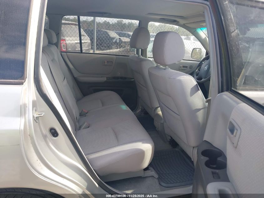 2007 Toyota Highlander V6 VIN: JTEGP21AX70139796 Lot: 43789106
