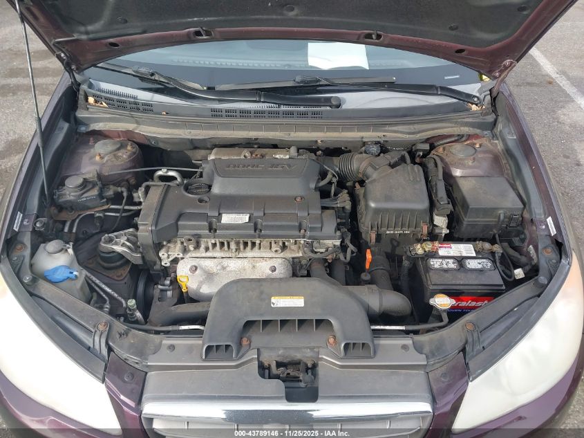 2008 Hyundai Elantra Gls/Se VIN: KMHDU46D78U431880 Lot: 43789146